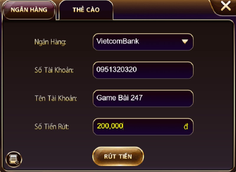 Cách rút tiền nhanh chóng tại cổng game Sunwin