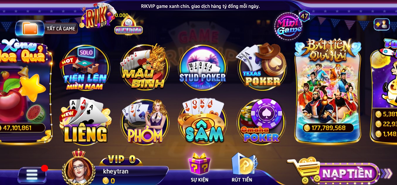 RikVIP CLub - Game RikVIP Đổi Thưởng "Chất lừ" - Tặng Code hot nhất 2025