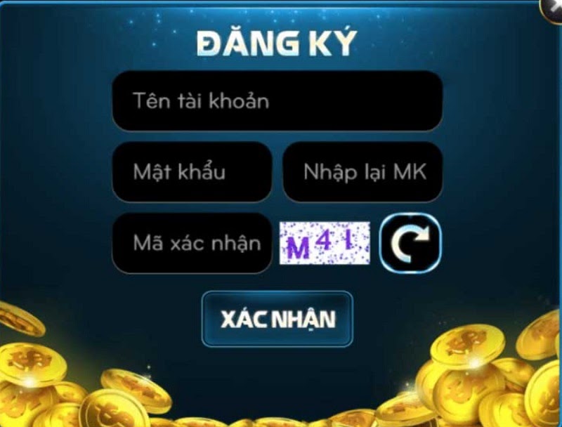 Biểu mẫu đăng ký tài khoản chơi game mới tại B79 Club 