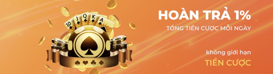 Khuyến mãi 11BET - Hoàn trả không giới hạn 1% tổng tiền cược mỗi ngày