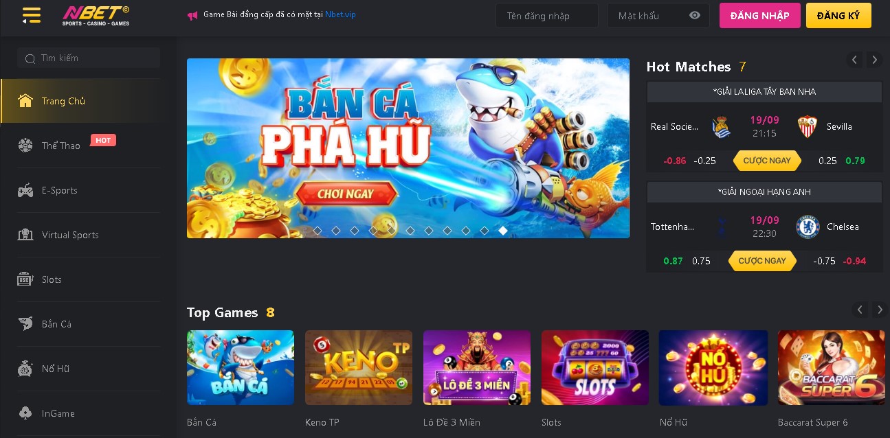 Bắn cá NBET - Siêu phẩm bắn cá đổi thưởng online