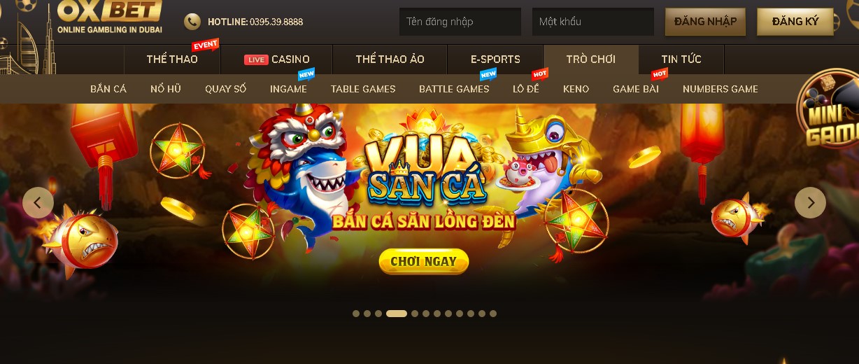 Giới thiệu đôi nét về cổng game Bắn Cá OxBET