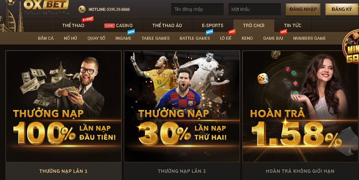 Khuyến mãi tại Bắn Cá OxBET