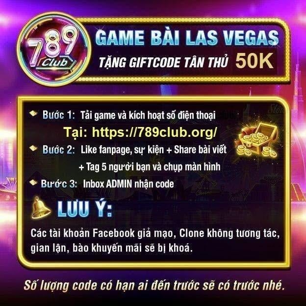 Tân thủ nhận gift code 789 Club 100K khi thiết lập tài khoản