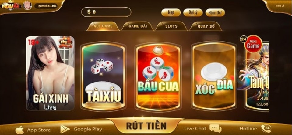 Thế giới game đẳng cấp tại You88 Vin