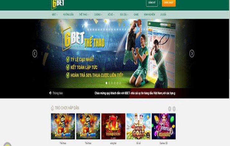 Giới thiệu về nhà cái 6Bet