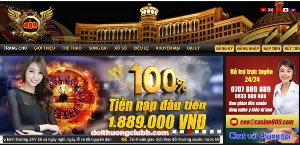 Link Vào CASINO889 mới nhất 2022