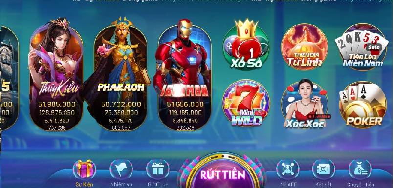 Giao diện sinh động sắc nét thu hút game thủ ngay từ cái nhìn đầu tiên