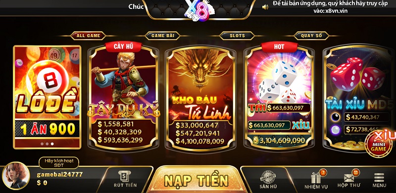 Cổng game bài đổi thưởng chất lượng X8 Club với nhiều ưu điểm đỉnh cao