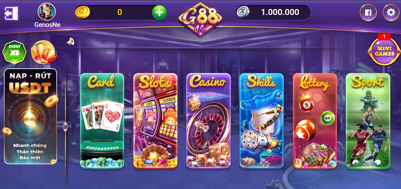 Điểm giống nhau giữa cổng game bài 1G88 và Ohay