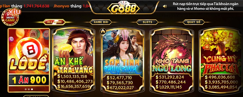 Go88 - Sự sinh động của thể loại game Slot hàng đầu