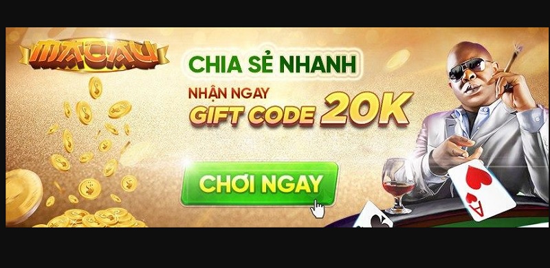 Giftcode ngập tràn, xài thả ga không lo hết hạn cùng Macau Club