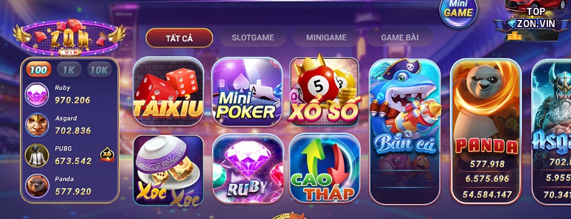 Kho tàng game cá cược có sự chênh lệch