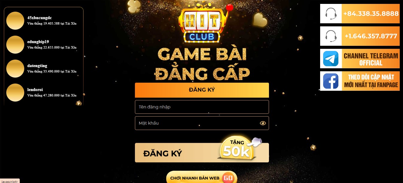 Hit Club – Bật mí tất tần tật về địa chỉ game bài cá cược trực tuyến hút khách nhất -Update 6/2023