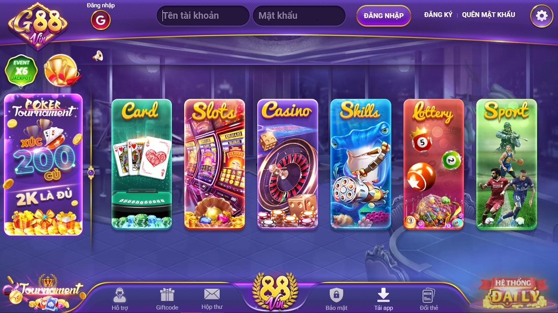 Đánh giá về các hệ thống của cổng game G88