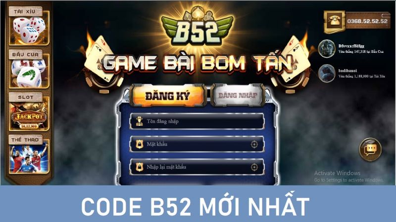 B52 Club Giftcode mới nhất & cách nhận cơ bản năm 2023