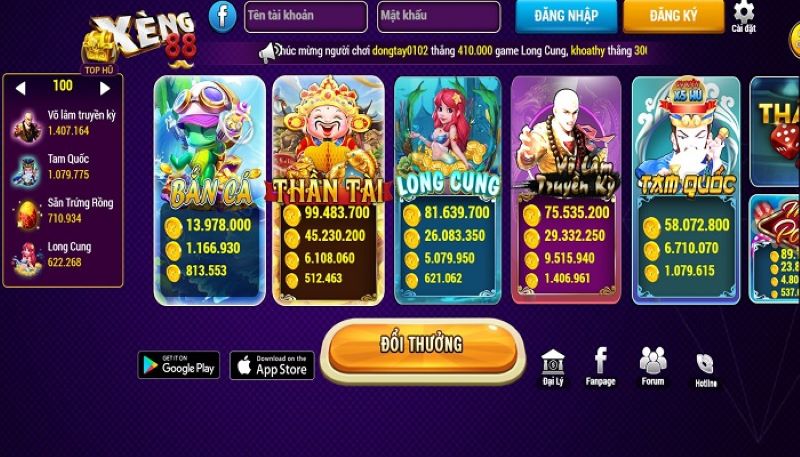 Xeng88 Giftcode giá trị cực sốc dành riêng cho game thủ Việt