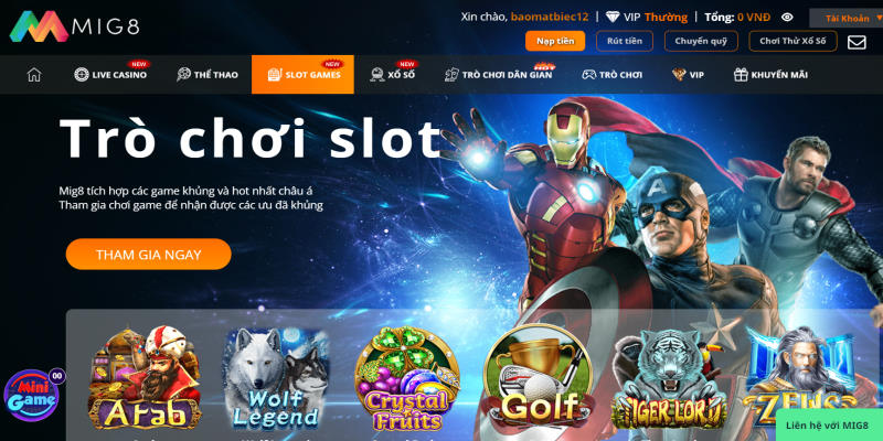 Review nổ hũ online mig8, cổng game đỉnh cao hot nhất trong năm 2023