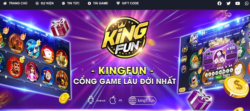 Thỏa mãn niềm đam mê chơi game cùng với nổ hũ uy tín kingfun