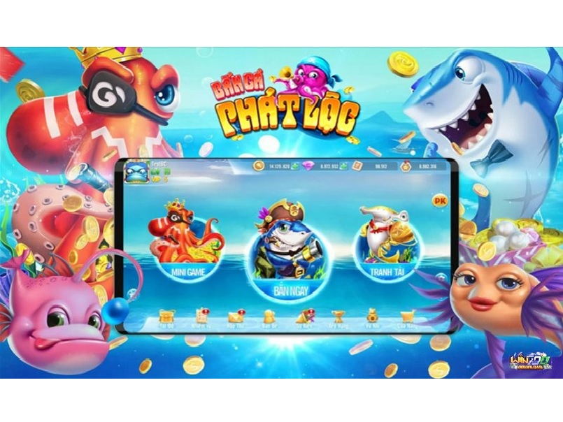 Săn cá trực tuyến nhận quà khủng từ cổng game bắn cá Win79