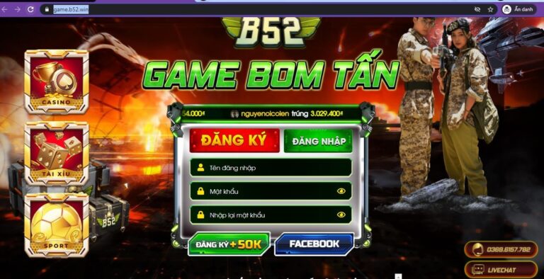 Hướng dẫn đăng ký và đăng nhập B52 game cụ thể nhất