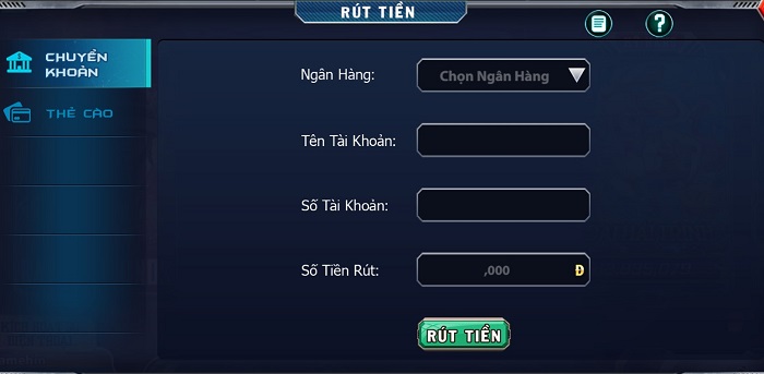 Hướng dẫn rút tiền B52 game với nhiều hình thức khác nhau