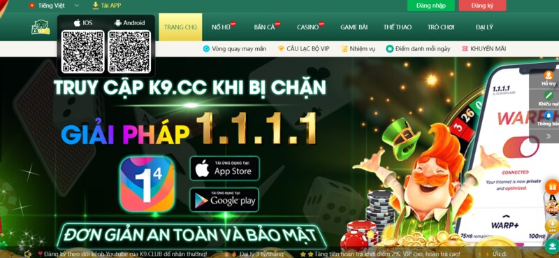 Tải app K9 về điện thoại 