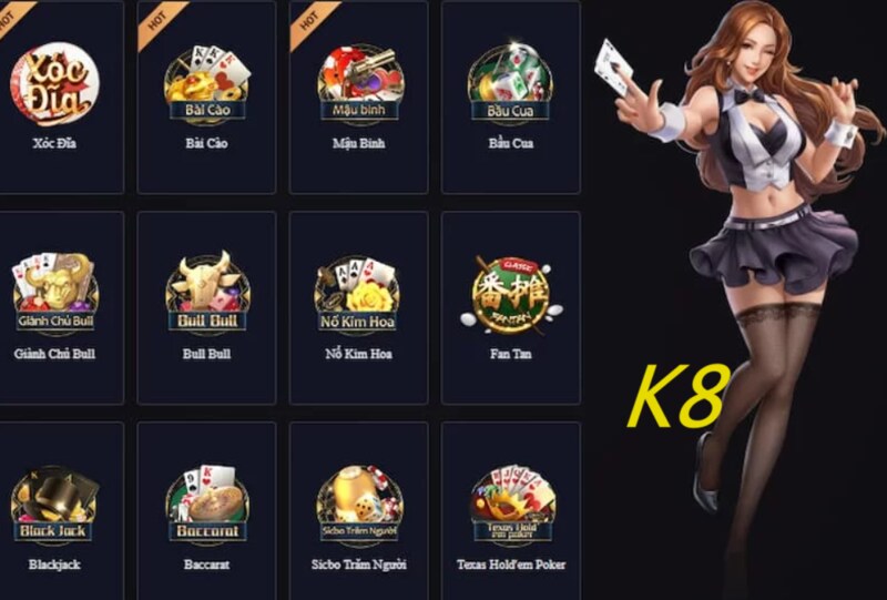 Livestream - casino trực tuyến  K8