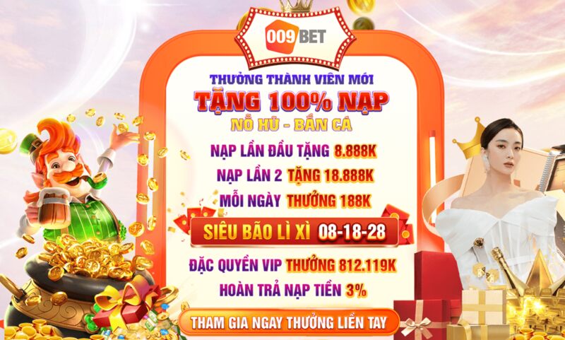 Khuyến mãi tại 009bet 