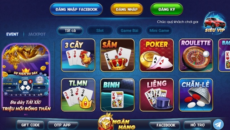 Những sản phẩm game đánh bài thịnh hành