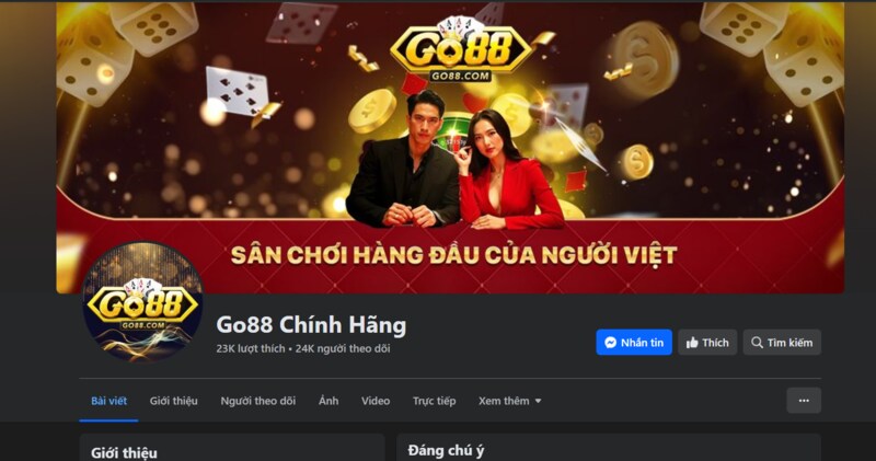 Hướng dẫn đăng ký Go88 liên kết tài khoản 