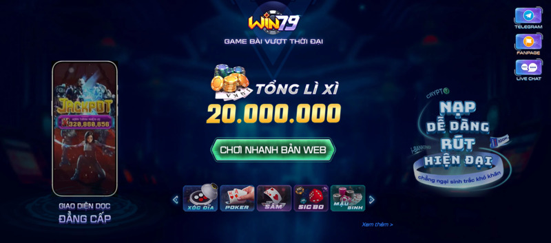 Hướng dẫn đăng ký Win79 đúng cách cho game 