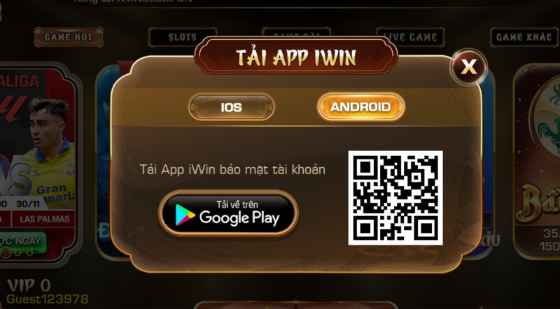 Hướng dẫn tải app Iwin Club cho Android 